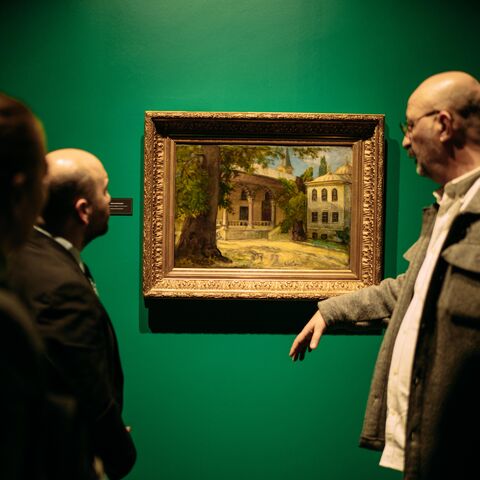 Ibrahim Calli’s delicate landscapes displayed in Istanbul Art Museum (Photo bkz İletisim)