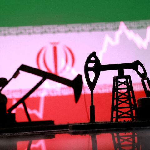 FILE PHOTO: 3D-printed oil pump jacks, Iranian flag, and a rising stock graph appear in this illustration taken March 2, 2026. REUTERS/Dado Ruvic/Illustration/File Photo
