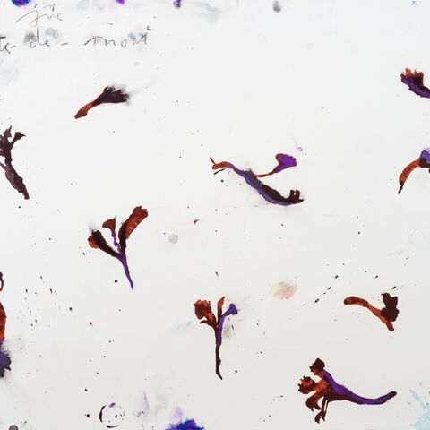 “The Trompettes of Death” by Fereydoun Ave. (Courtesy of Shiva Zayed Gallery)