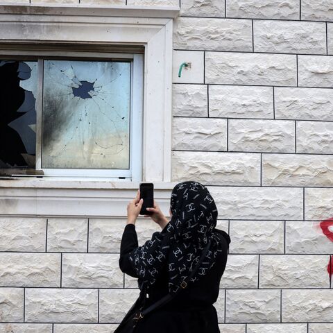 Israeli settler violence graffiti