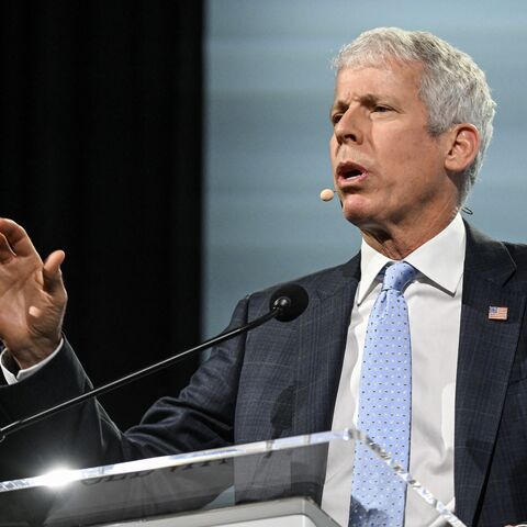 US Secretary of Energy Chris Wright speaks during 2026 CERAWeek by S&P Global energy conference in Houston on March 23, 2026. 