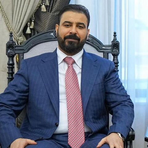 Iraq's prime minister-designate, Ali al-Zaidi, at Prime Minister Mohammed Shia al-Sudani's office on April 28, 2026.