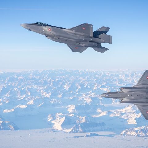 F-35s over Greenland
