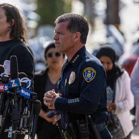 San Diego Police Chief Scott Wahl speaks at a press conference following a shooting at the Islamic Center of San Diego in Southern California, on May 18, 2026. 