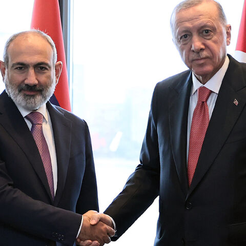 Armenian Prime Minister Nikol Pashinyan and Turkish President Recep Tayyip Erdogan met on the sidelines of the 79th session of the UN General Assembly in New York, Sept. 24, 2024.