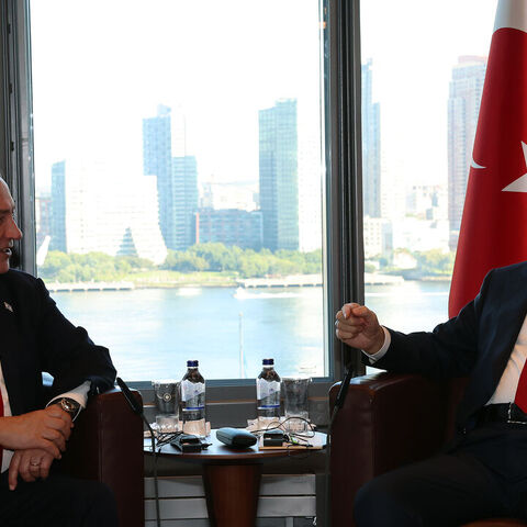 President Recep Tayyip Erdogan received Israeli Prime Minister Benjamin Netanyahu at the Turkish House in New York on Sept. 19, 2023.