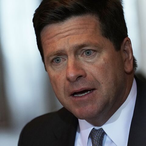 Chairman of Securities and Exchange Commission Jay Clayton speaks during a Financial Stability Oversight Council meeting October 16, 2018, at the Treasury Department in Washington, DC. 
