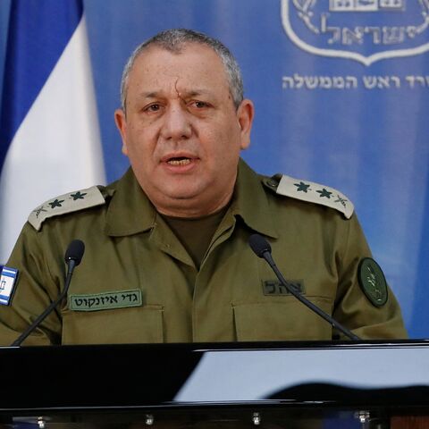 Former Israeli Chief of Staff Gadi Eizenkot gives a press conference in Tel Aviv, on December 4, 2018.