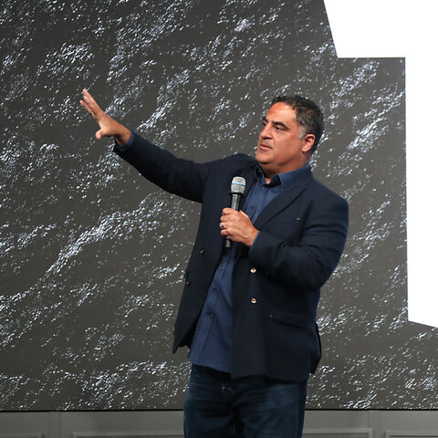 Cenk Uygur, founder and CEO of TYT, attends The Young Turks (TYT) 20th Anniversary Celebration at YouTube Space LA, May 25, 2022, Los Angeles.
