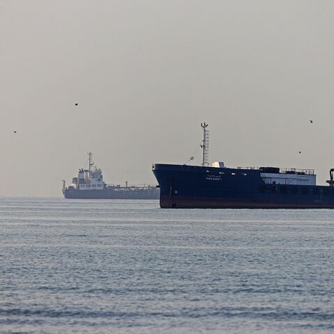 In this picture obtained from Iran's ISNA news agency on June 1, 2026, vessels sail at Suru Beach in Bandar Abbas along the Strait of Hormuz. 