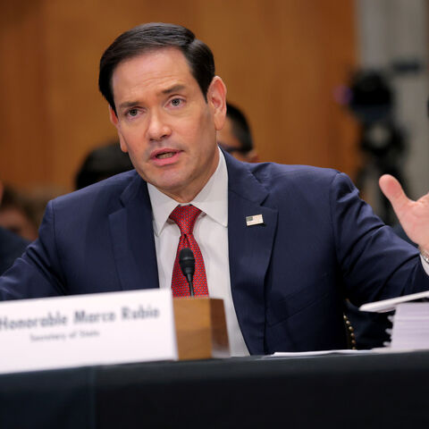 WASHINGTON, DC - JUNE 02: U.S. Secretary of State Marco Rubio testifies during a Senate Foreign Relations Committee hearing in the Dirksen Senate Office Building on June 02, 2026 in Washington, DC. In his first public hearing since the start of the war in Iran, Rubio is testifying on the State Department’s FY2027 budget request. (Photo by Anna Moneymaker/Getty Images)