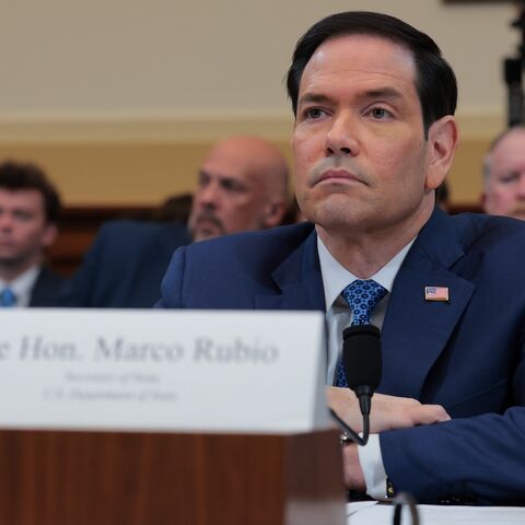 US Secretary of State Marco Rubio testifies during a House Committee on Foreign Affairs hearing in the Rayburn House Office Building on June 03, 2026, in Washington. The hearing was held to examine the State Department's budget request for fiscal year 2027. 