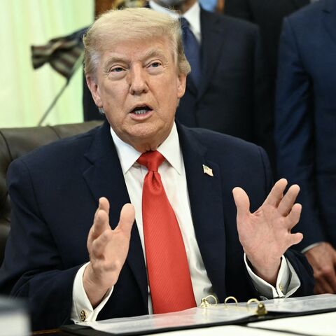 President Donald Trump speaks before signing a proclamation in the Oval Office of the White House in Washington, DC, on June 11, 2026.