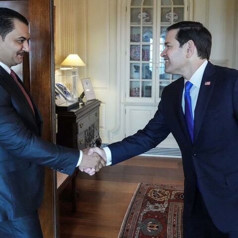 US Secretary of State Marco Rubio meets Libyan National Army Deputy Commander Saddam Haftar in Washington on June 29, 2026.