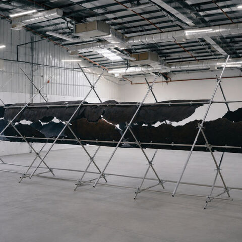 Muhannad Shono. “Towers of Infinite Horizons.” 2026. (Photo courtesy of the artist and ATHR)
