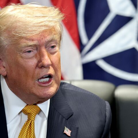 U.S. President Donald Trump meets with NATO Secretary General Mark Rutte (not shown) for bilateral talks at Beştepe Presidential Compound during the NATO Summit on July 08, 2026 in Ankara, Turkey. Leaders from NATO's 32 countries, plus NATO allies like Ukraine, gathered in the Turkish capital to discuss a range of issues involving spending targets, defense industrial production, and support for Ukraine, among other topics. (Photo by Win McNamee/Getty Images)