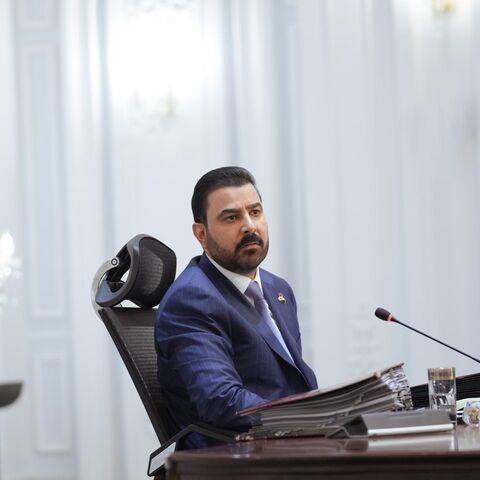 Iraqi Prime Minister Ali al-Zaidi at a Council of Ministers meeting in Baghdad, July 25, 2026.