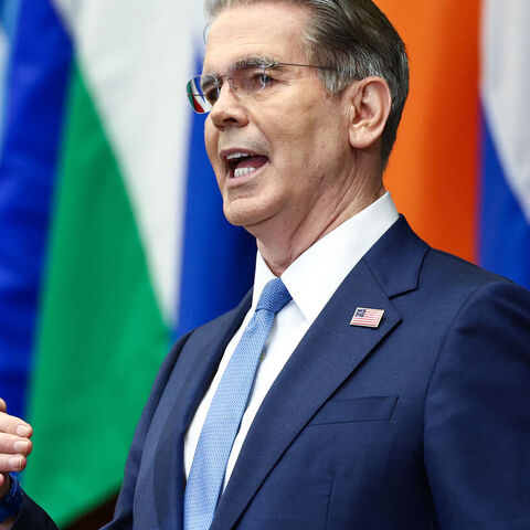 Secretary of the Treasury Scott Bessent addresses the audience during opening remarks at the Ministerial on the Resurgence of Political Terrorism at the State Department on July 16, 2026, in Washington. — Photo by Finn Gomez/Getty Images