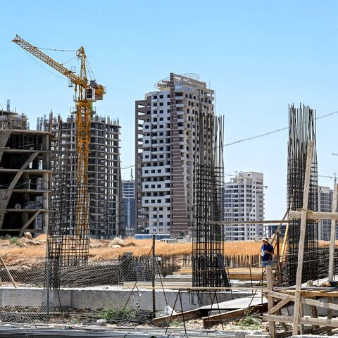 Ongoing construction work is pictured at a site in Marota City, a new mixed-use development project near the Umayyad Square in Damascus on July 22, 2026. Syria's new leaders, who inherited a dilapidated economy, are trying to attract capital without waiting for the full lifting of international sanctions. (Photo by LOUAI BESHARA / AFP via Getty Images)