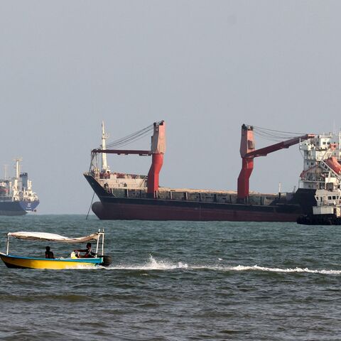 Vessels in the Strait of Hormuz