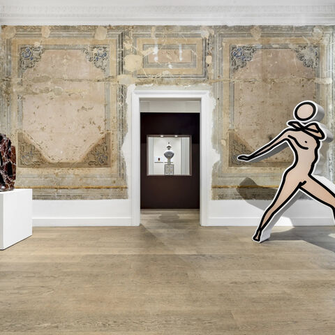 An installation view of “Labour of Love.” (Photo courtesy of Galerist)