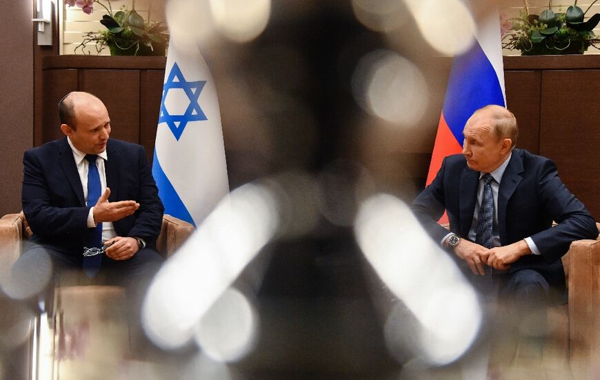 Israeli Prime Minister Naftali Bennett met with Russian President Vladimir Putin in Sochi last year