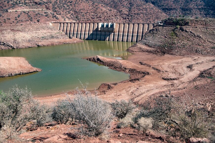 The Abdelmoumen dam, some 60 kilometres from Morocco's coastal city of Agadir, shown in a file photo from October 2020