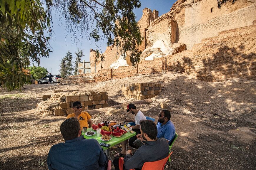 The ancient lakeside fortress and its surrounds often double as a picnic spot