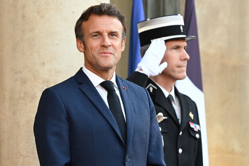 The French president first hosted MBS in 2018