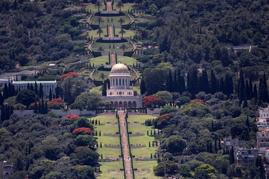 Bahai faith's temple on Mount Carmel in the northern Israeli port city of Haifa