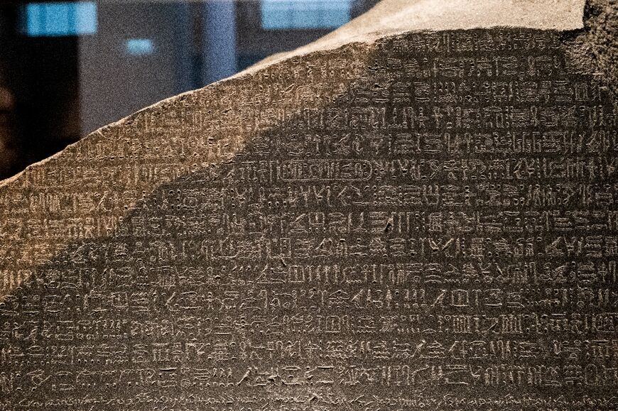 Spoils of war? The Rosetta Stone is held in the British Museum in London