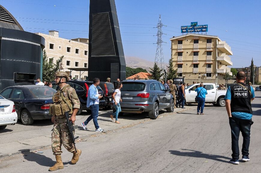 An retired police officer stormed a bank branch in Chtaura to access frozen funds