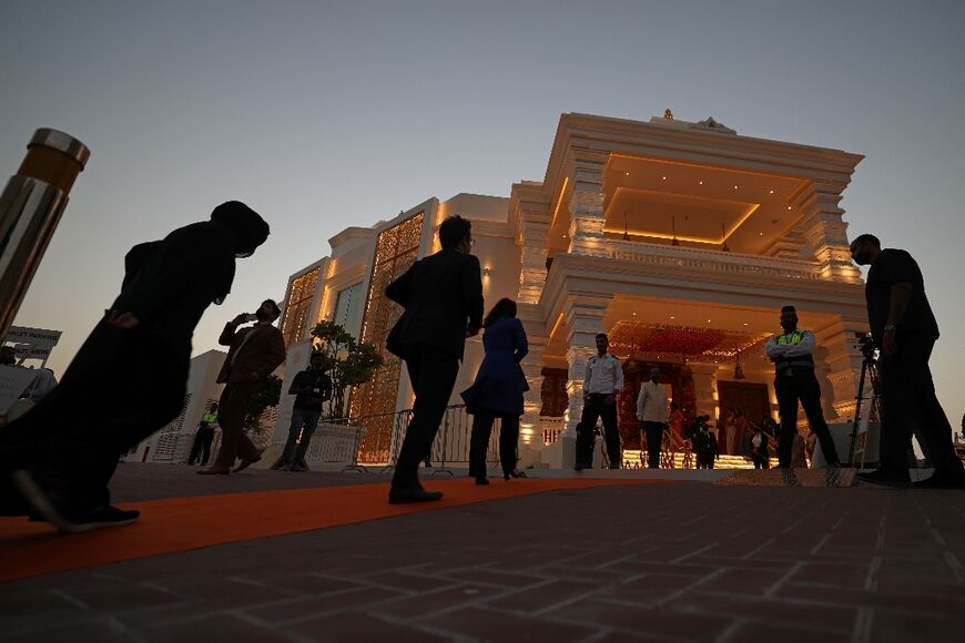 The newly inaugurated Hindu temple in Dubai's Jebel Ali was built at a cost of about $16 million and can house 1,000 people at a time