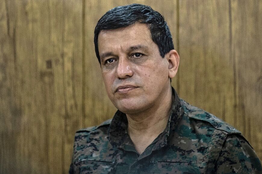 Mazloum Abdi, commander-in-chief of the Syrian Democratic Forces (SDF), in a file picture from November 1, 2020