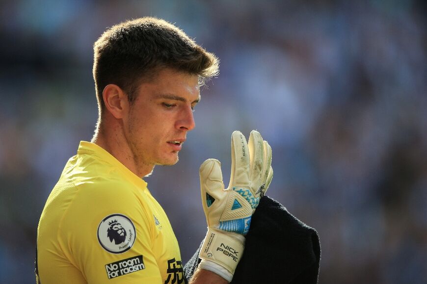 Newcastle goalkeeper Nick Pope