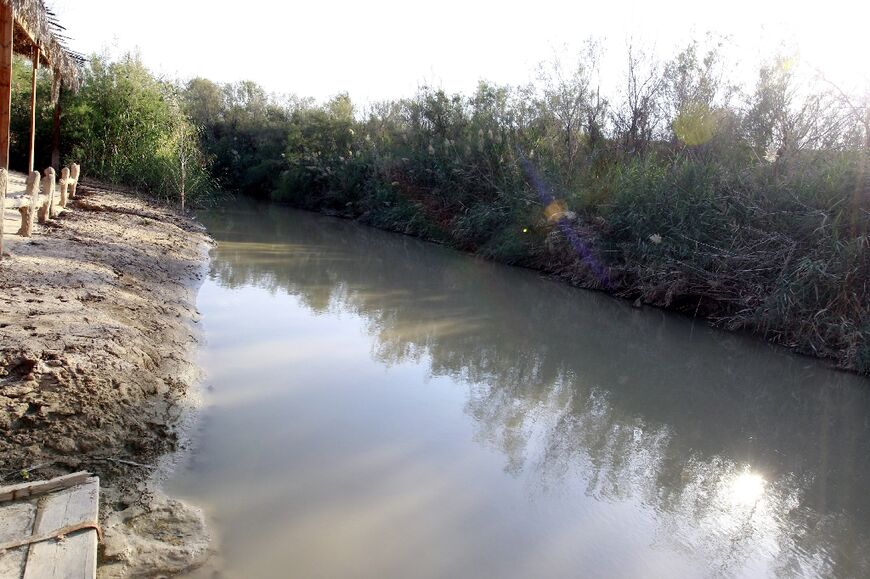 The Jordan River site where is it believed John the Baptist baptized Jesus