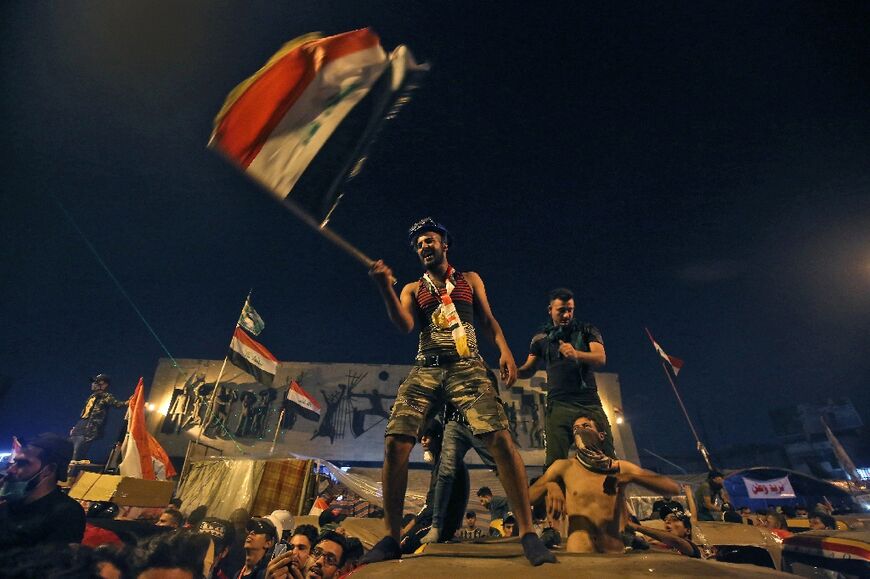 Baghdad's Tahrir Square was the epicentre of the October 2019 anti-government protest movement 