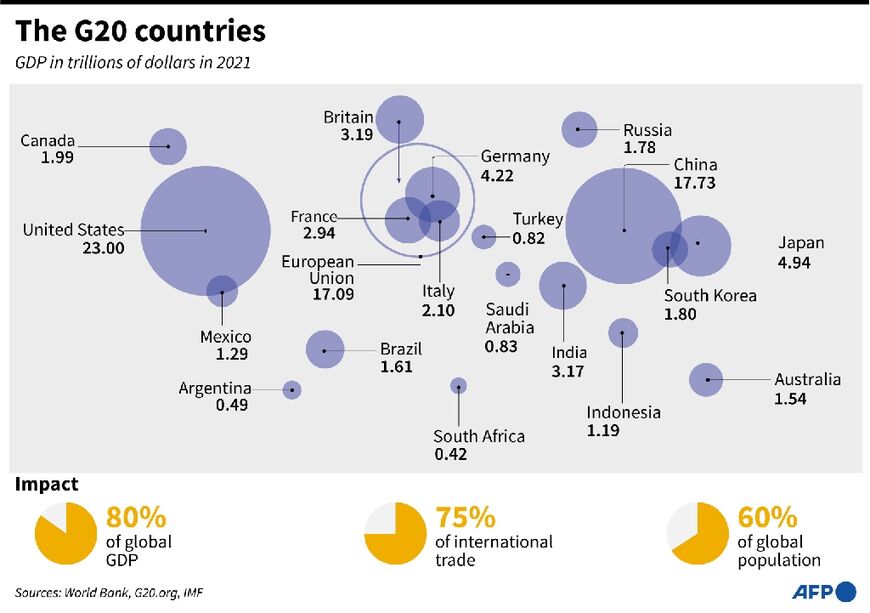 The G20 countries