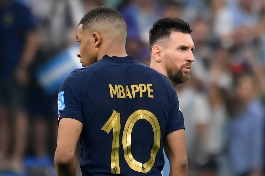 Lionel Messi got the better of his Paris Saint-Germain teammate Kylian Mbappe