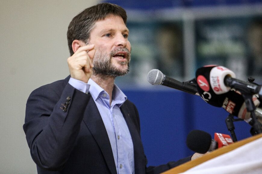 Bezalel Smotrich, Israeli far-right lawmaker, pictured here on October 26, 2022, is set to be finance minister