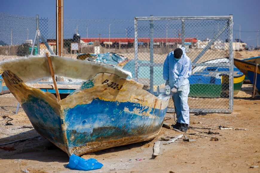 In addition to the difficulty to obtain materials, the Gaza fishing industry has been hit by restrictions at sea