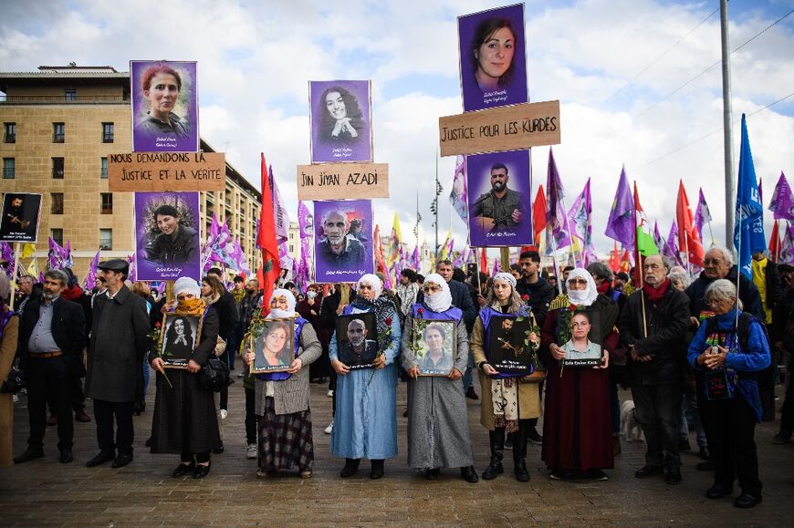 More than 1,200 people also marched in the southern French city of Marseille, according to an AFP estimate