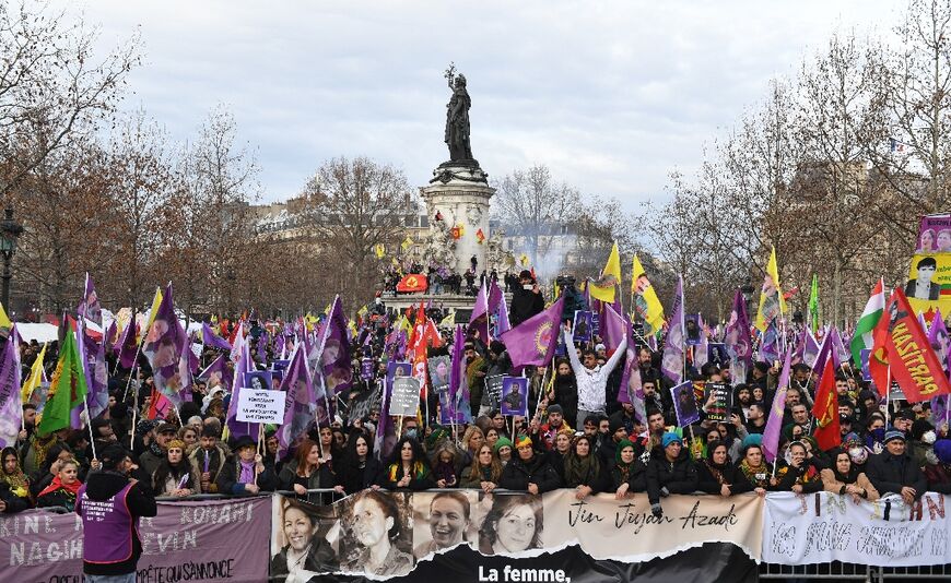 Paris police put the turnout at 10,000