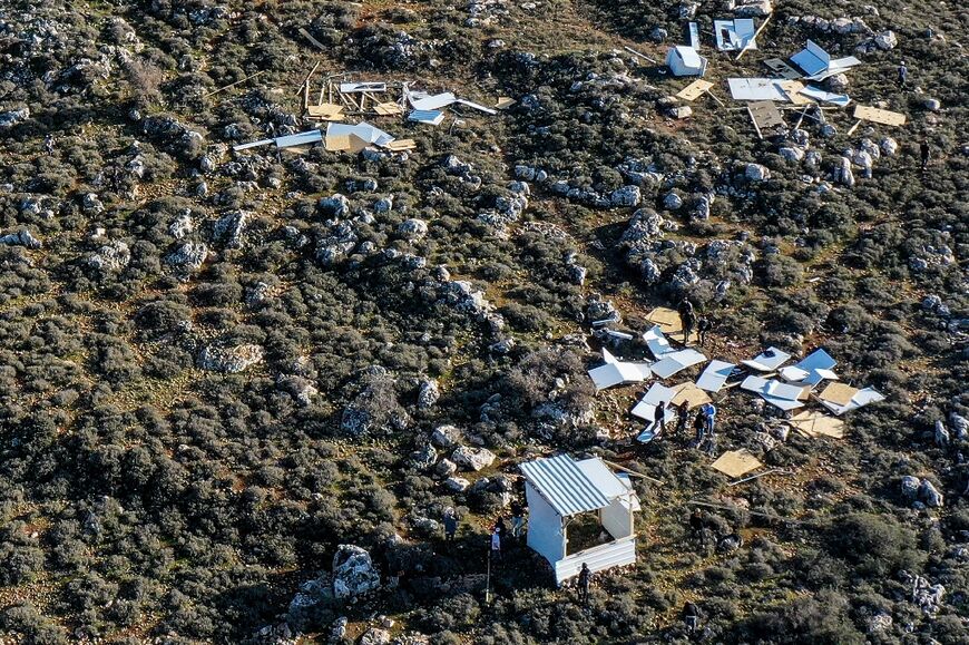 Wildcat settlement outposts like Or Haim often consist only of makeshift or prefabricated structures that are easily replaced if they are demolished by the Israeli security forces