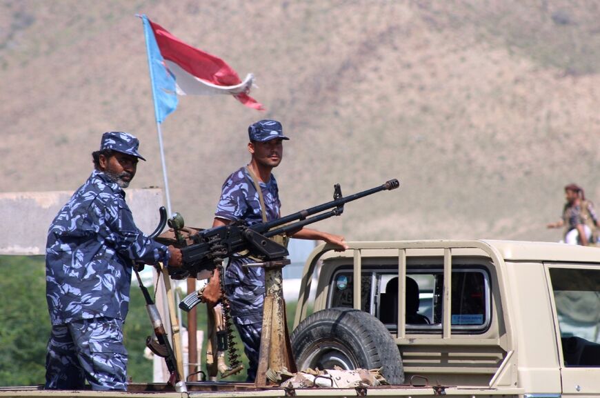 Loyalist troops patrol Yemen's southeastern province of Hadramawt, a stronghold of Al-Qaeda in the Arabian Peninsula, another player in the conflict