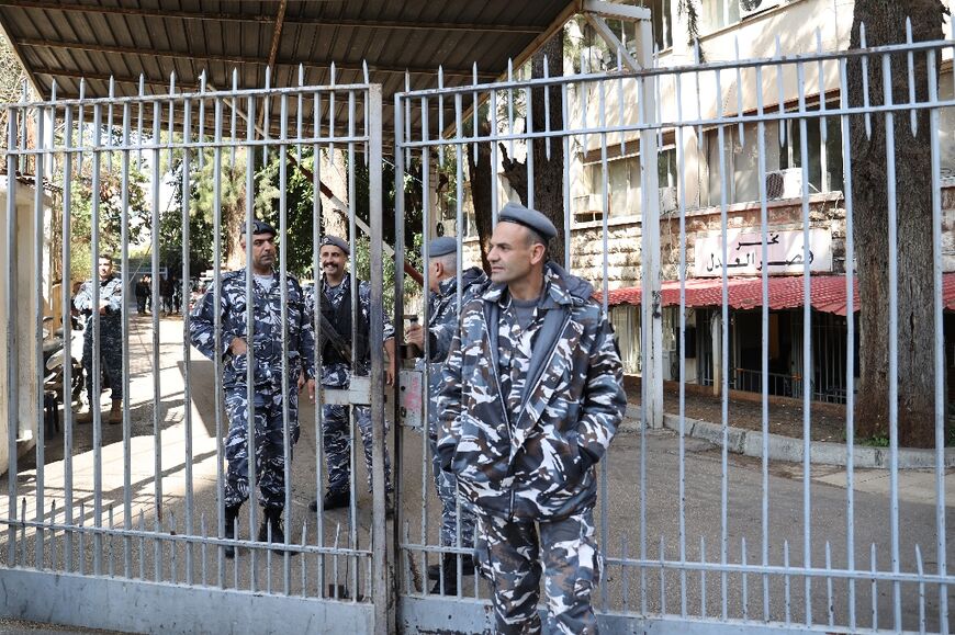 Security was tight at Beirut's justice palace for Lebanese central bank chief Riad Salameh's first appearance before European investigators probing his personal wealth