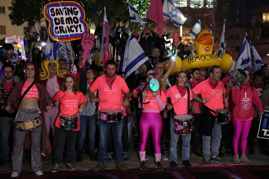 Israelis protest as the government prepares to press on with its legislative agenda