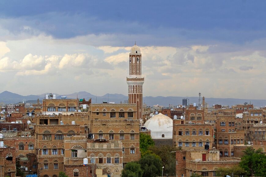 The old city of Yemen's Sanaa, where the Saudi delegation arrived