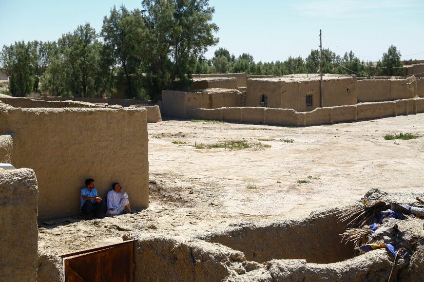 Those who remain in Al-Bouzayad, a village in Iraq's Diwaniya province, depend on insufficient water deliveries made by tankers sent by the authorities 