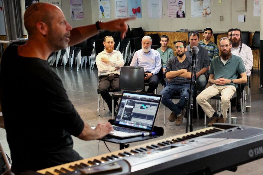 Members of the Orthodox Jewish choir claim lineage to a biblical tribe which performed hymns at the temple